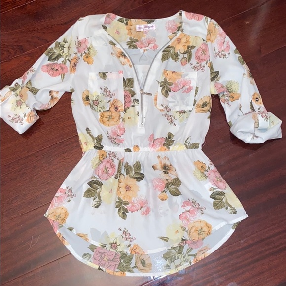 Girls peplum top - Picture 1 of 1